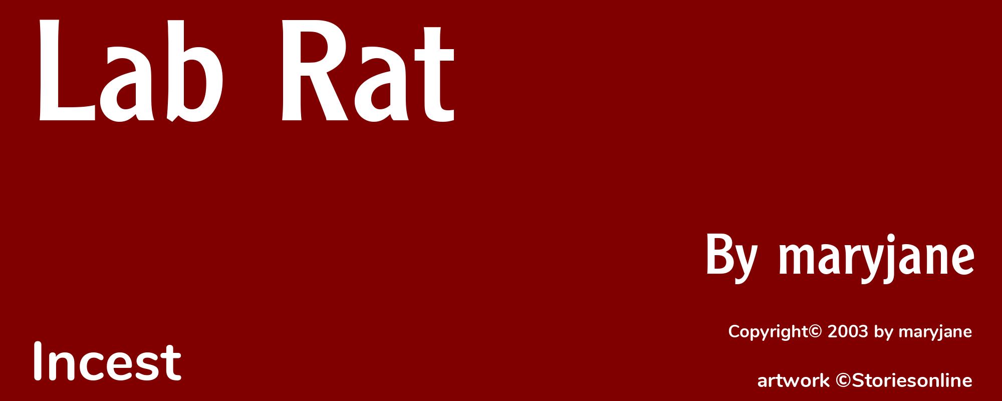 Lab Rat - Cover