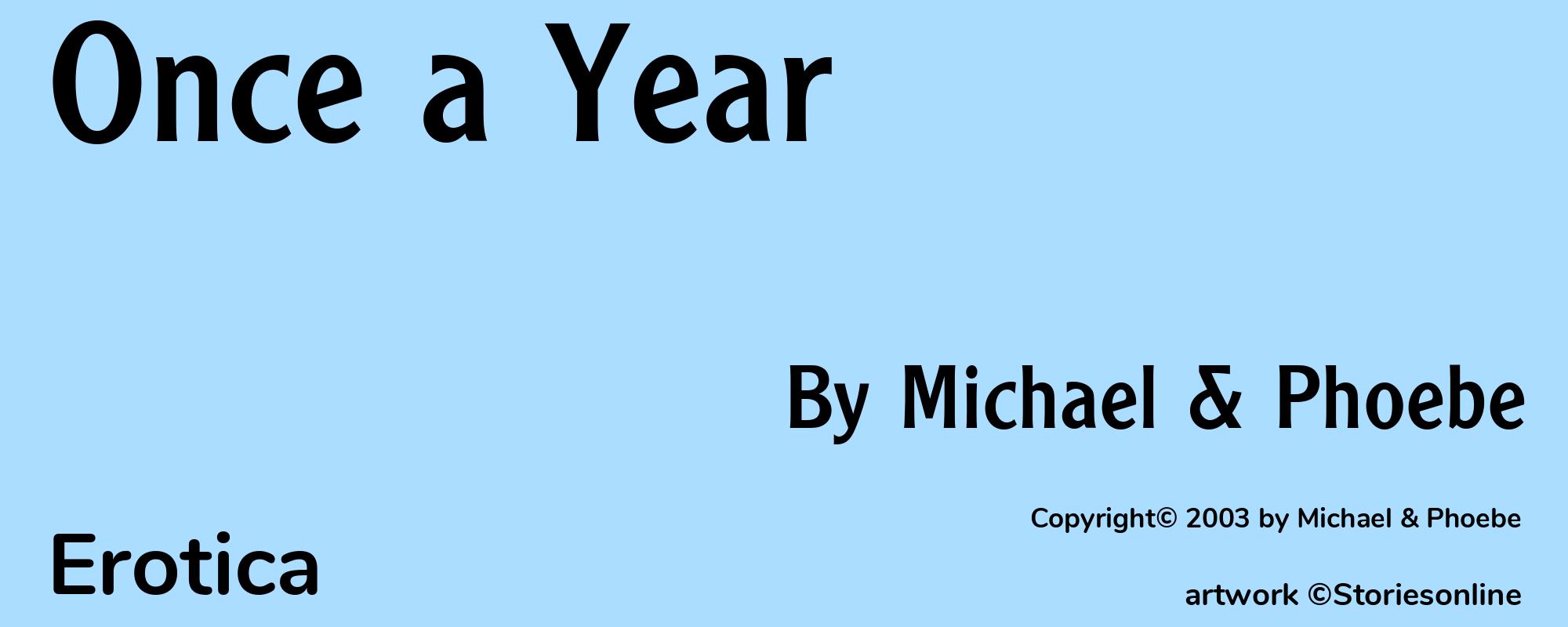 Once a Year - Cover