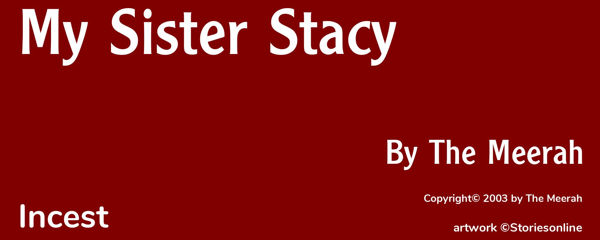 My Sister Stacy - Cover