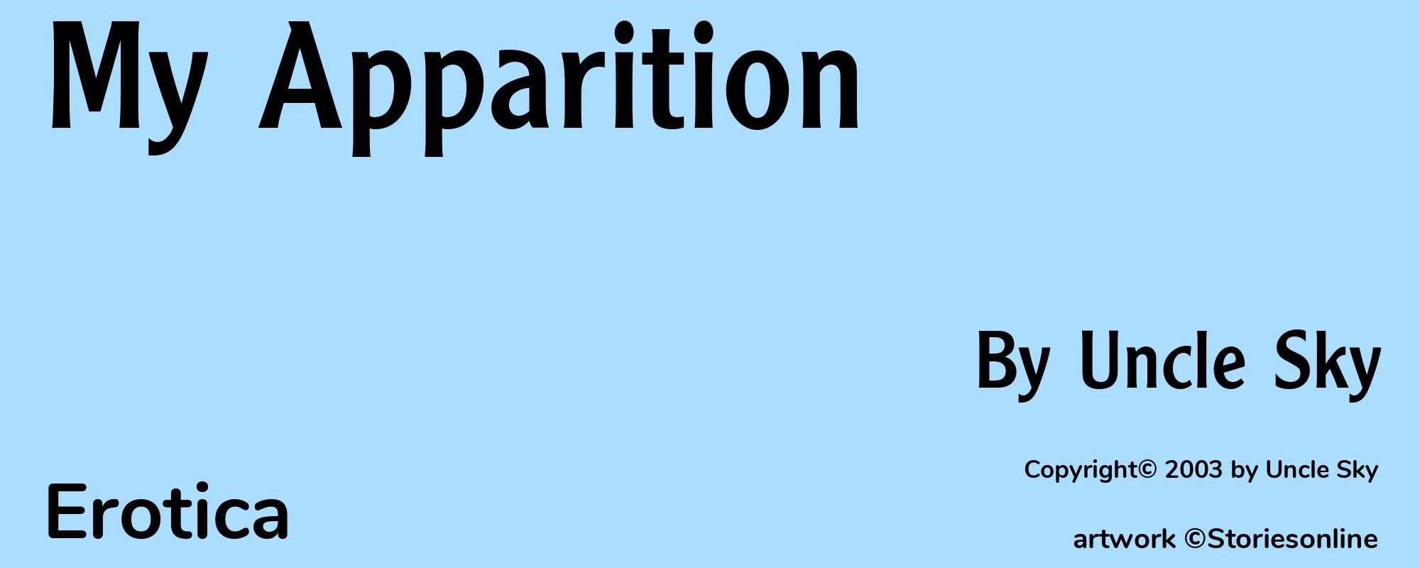 My Apparition - Cover