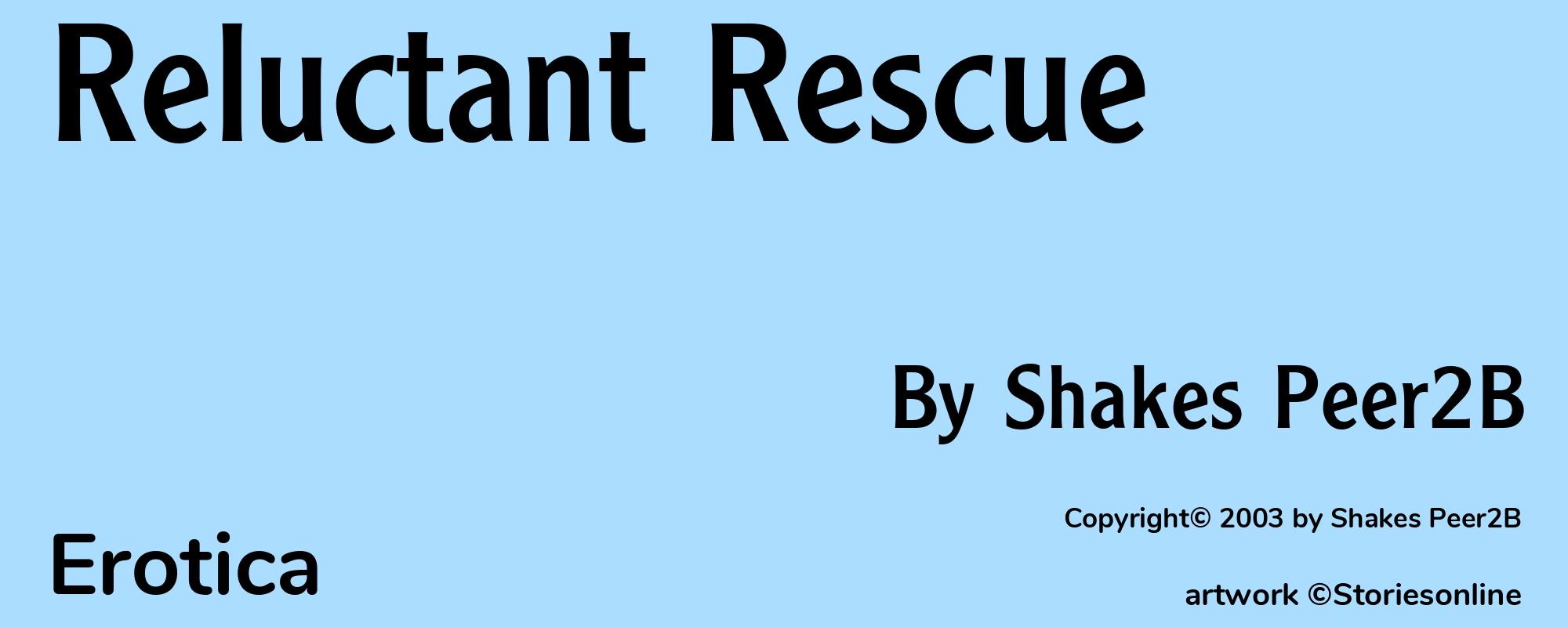Reluctant Rescue - Cover