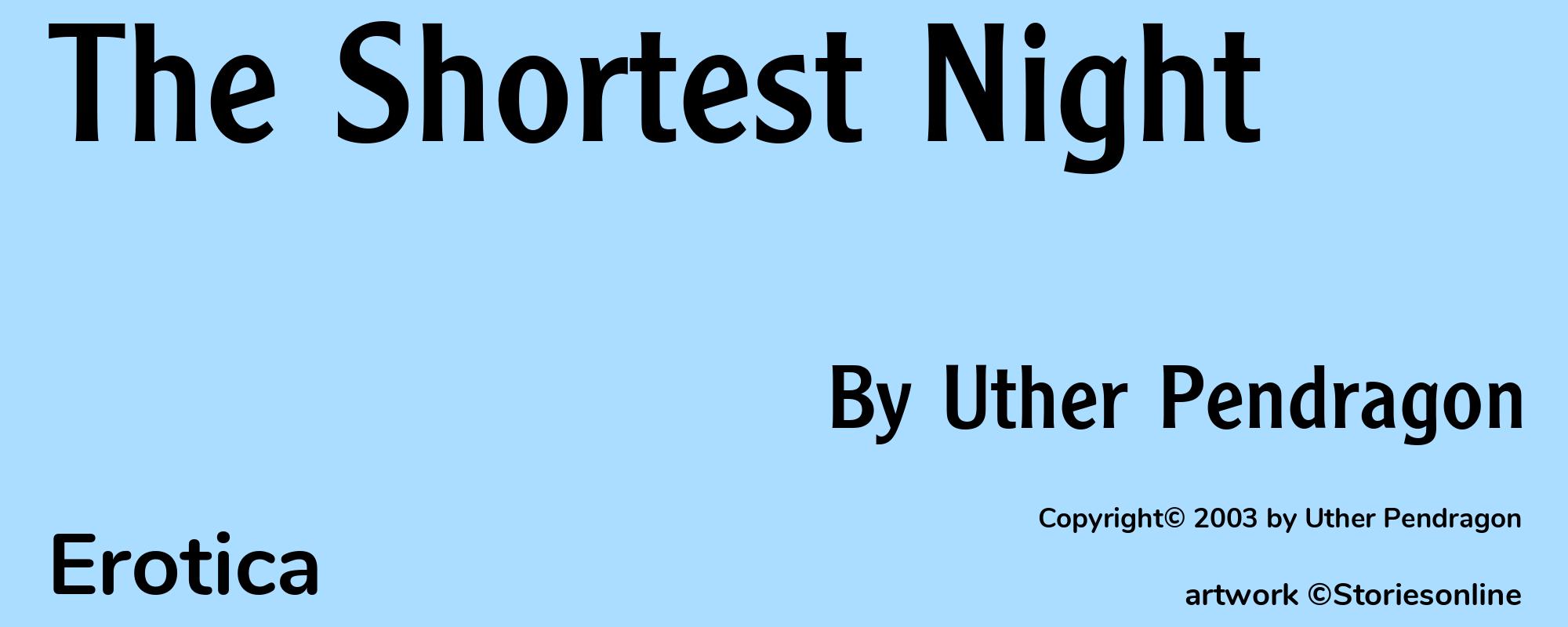 The Shortest Night - Cover