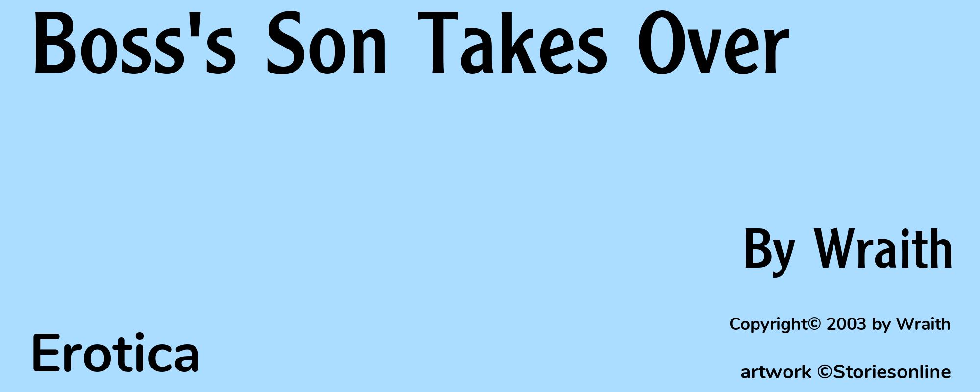 Boss's Son Takes Over - Cover