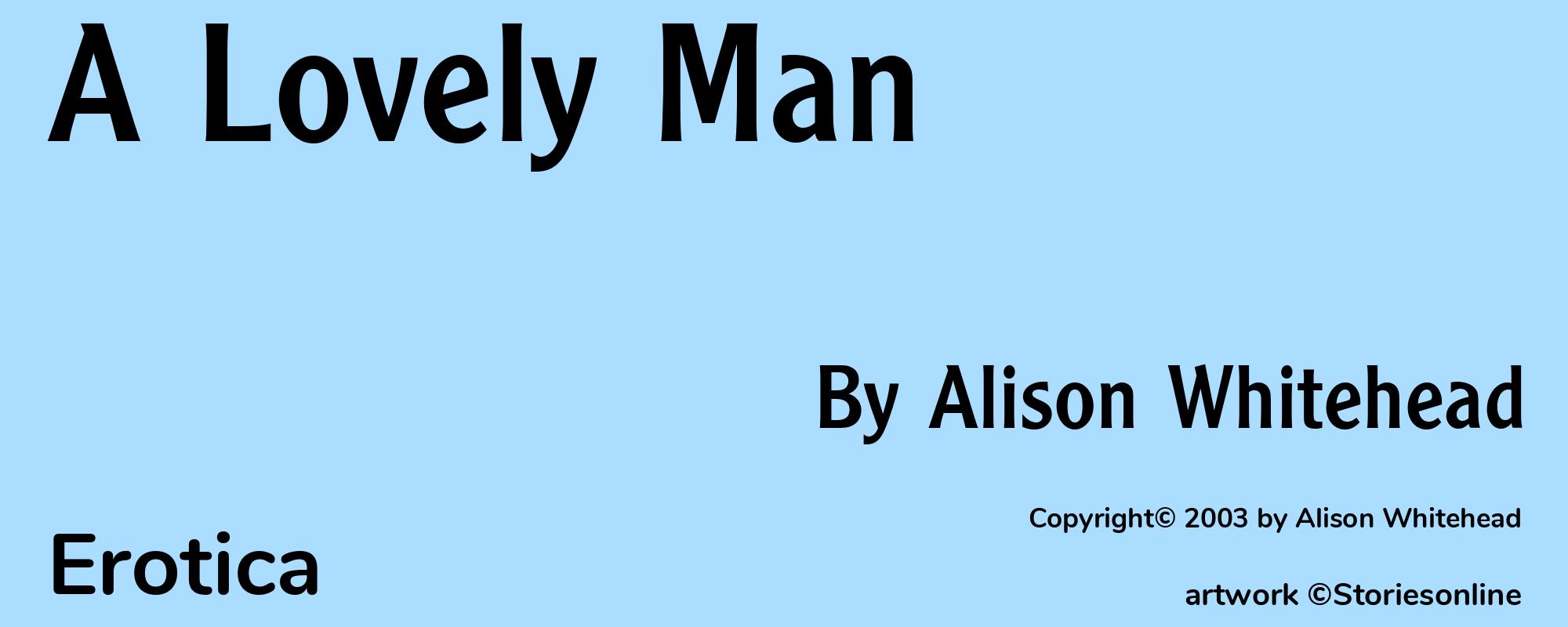 A Lovely Man - Cover