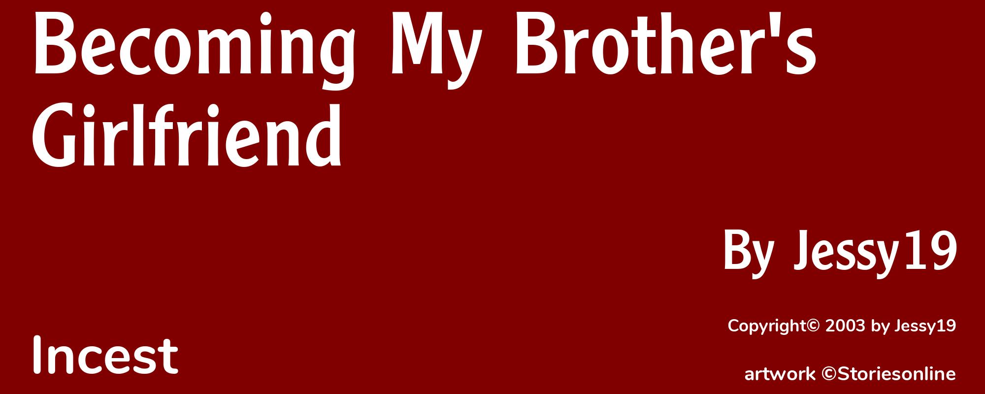 Becoming My Brother's Girlfriend - Cover