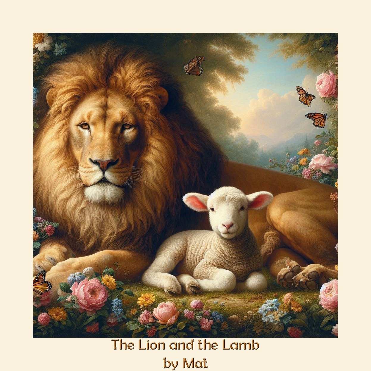 Annie's Diary - the Lion and the Lamb - Cover