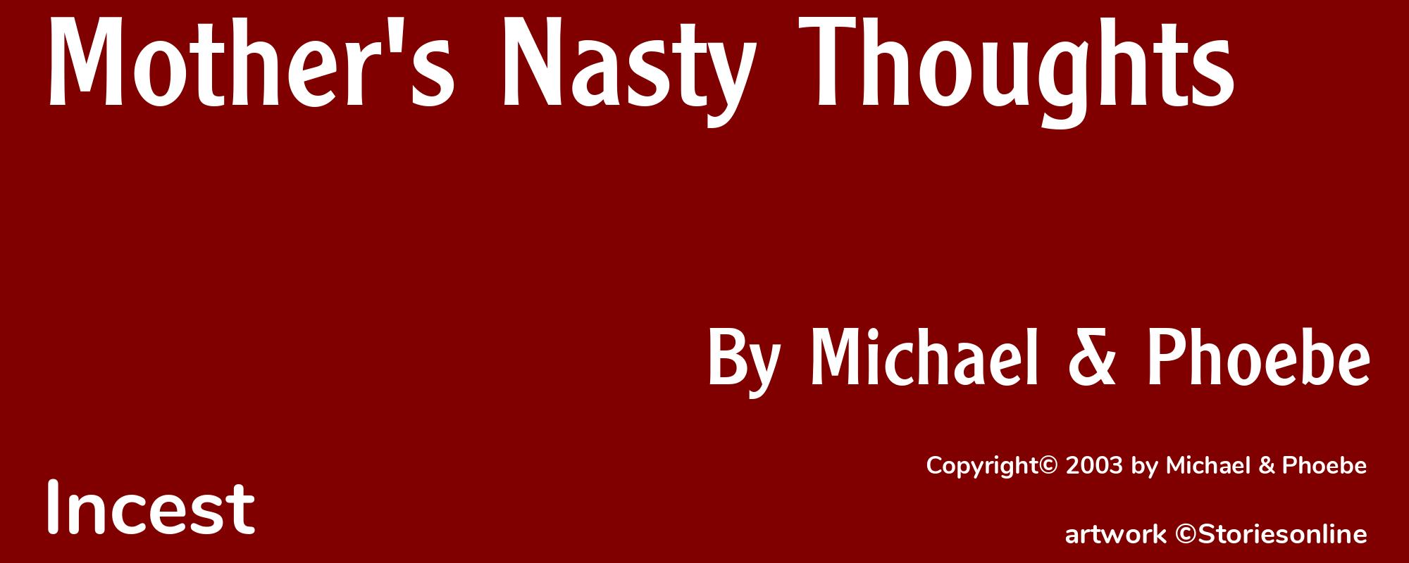 Mother's Nasty Thoughts - Cover