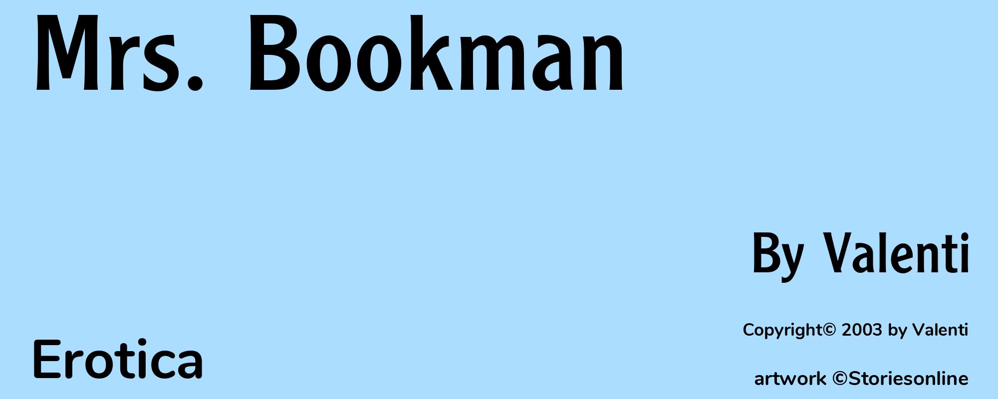 Mrs. Bookman - Cover