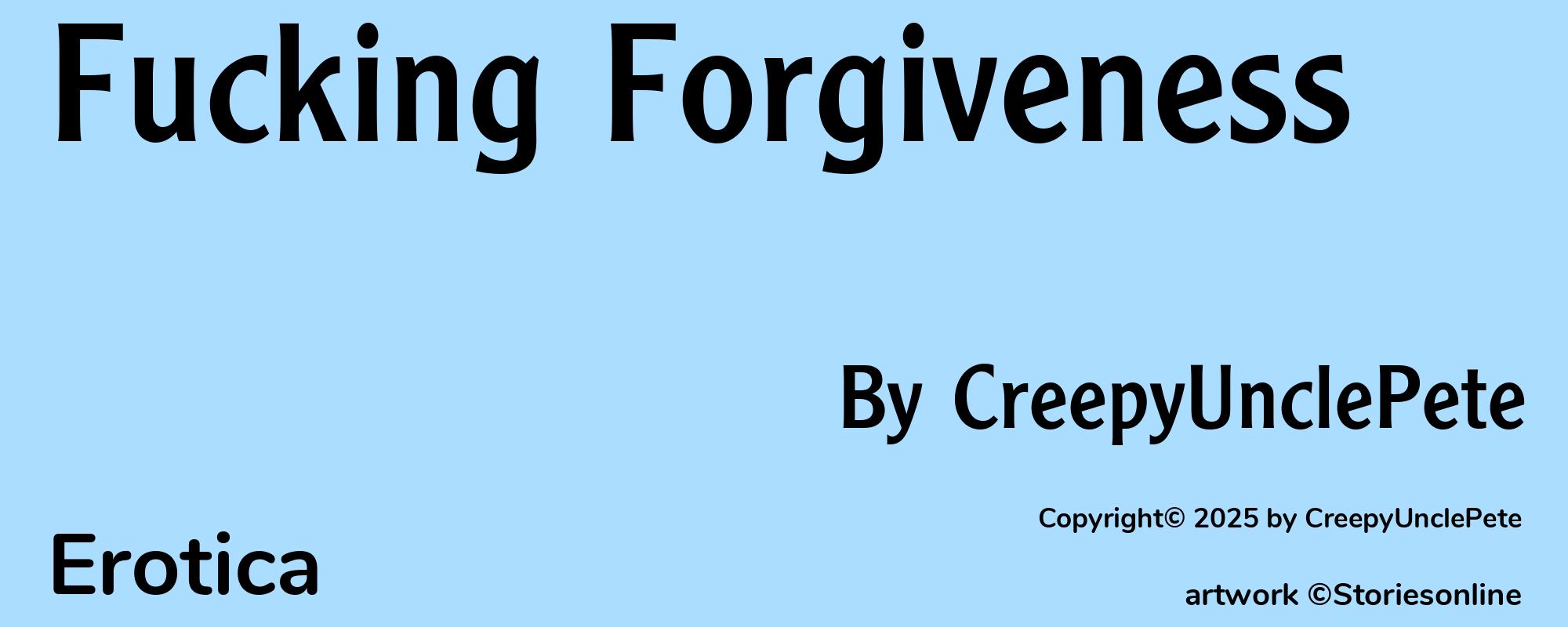 Fucking Forgiveness - Cover