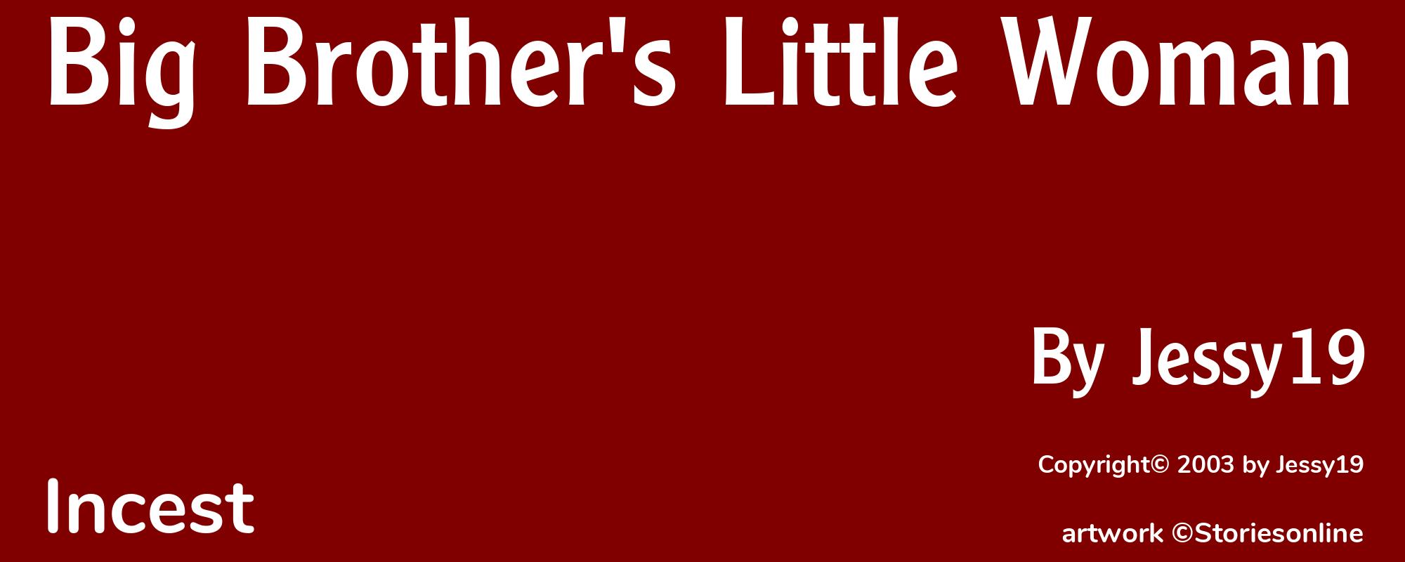 Big Brother's Little Woman - Cover