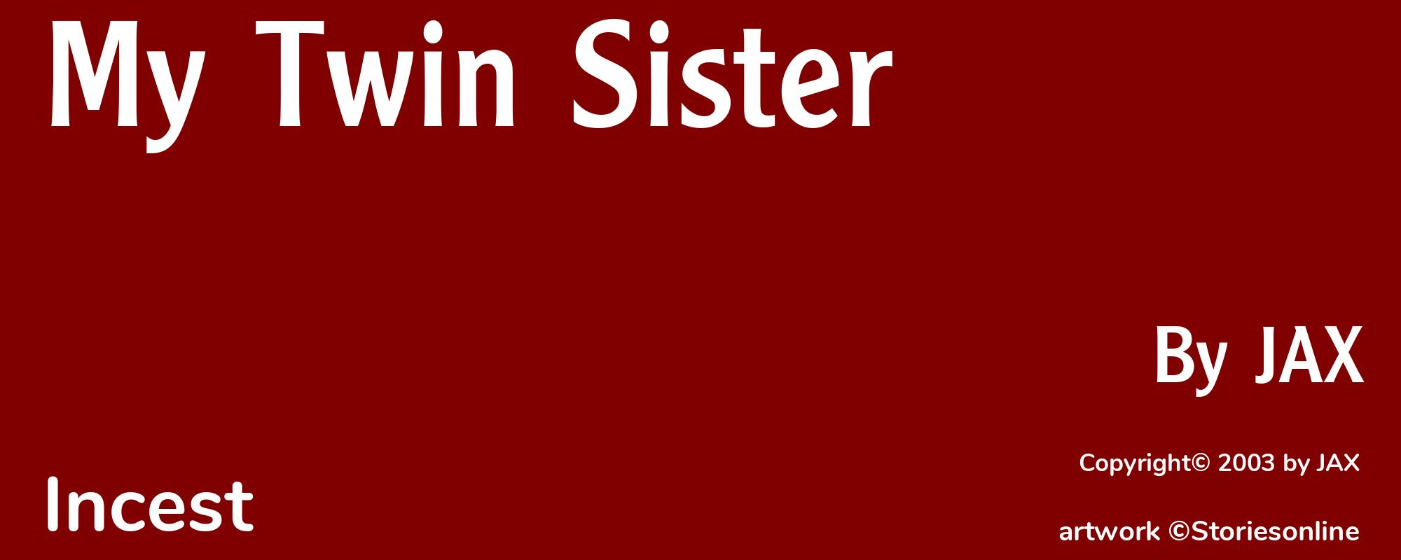 My Twin Sister - Cover