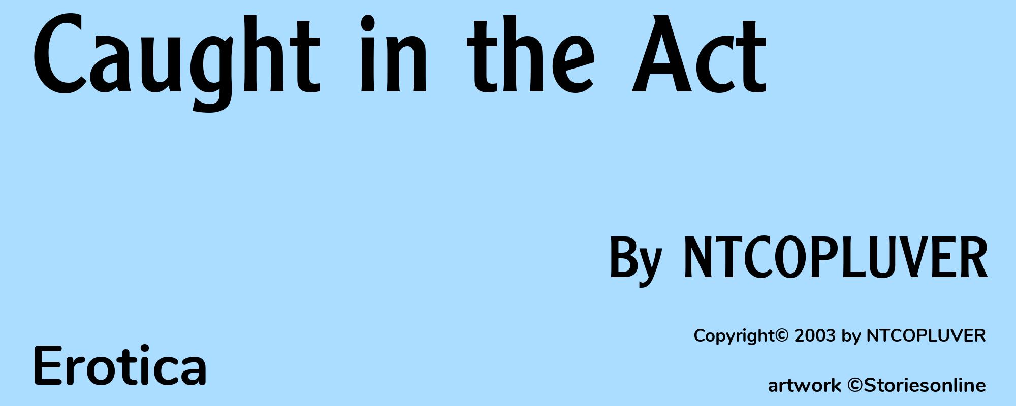 Caught in the Act - Cover