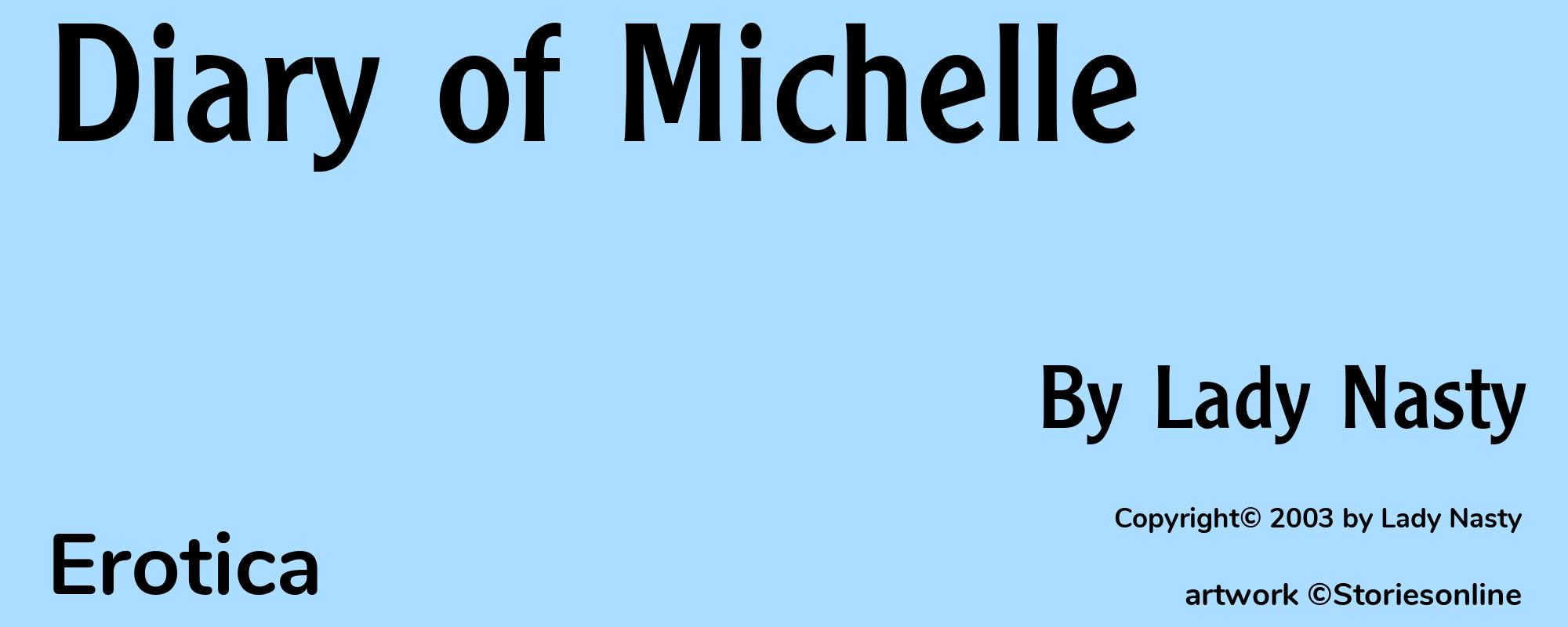 Diary of Michelle - Cover