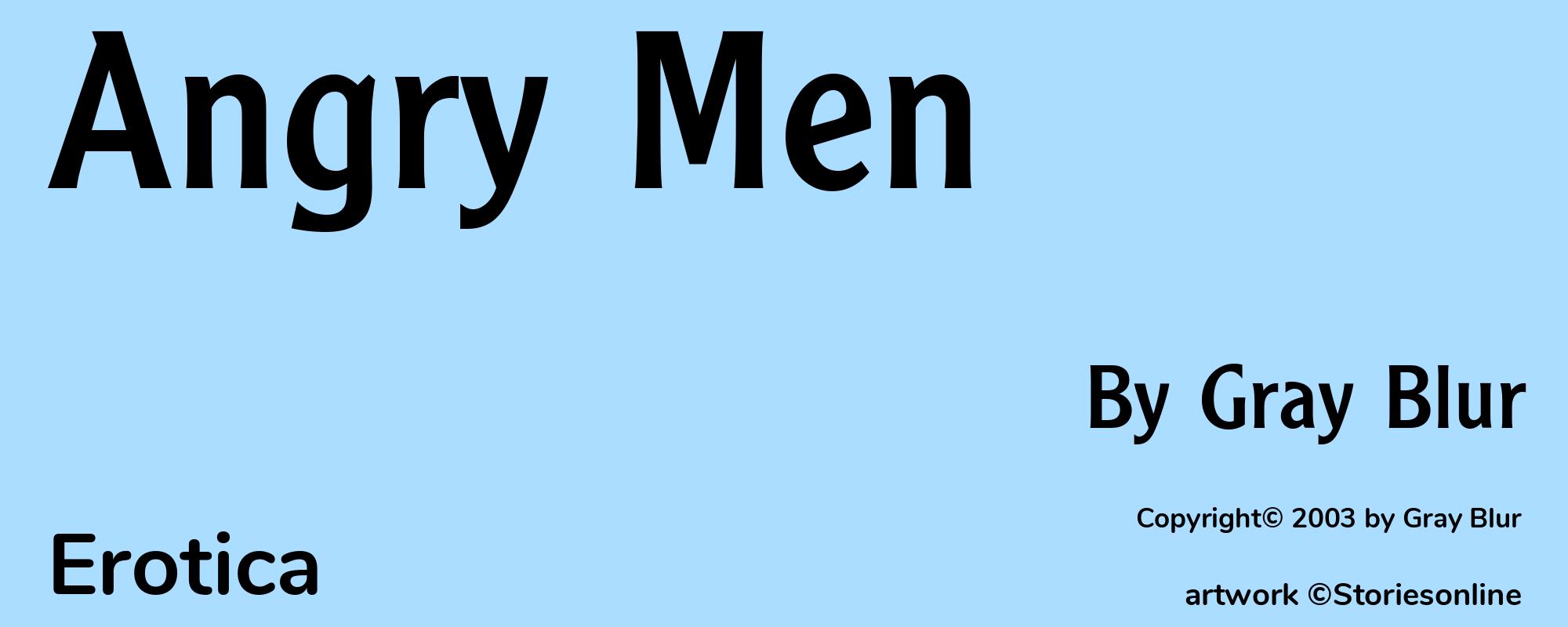 Angry Men - Cover