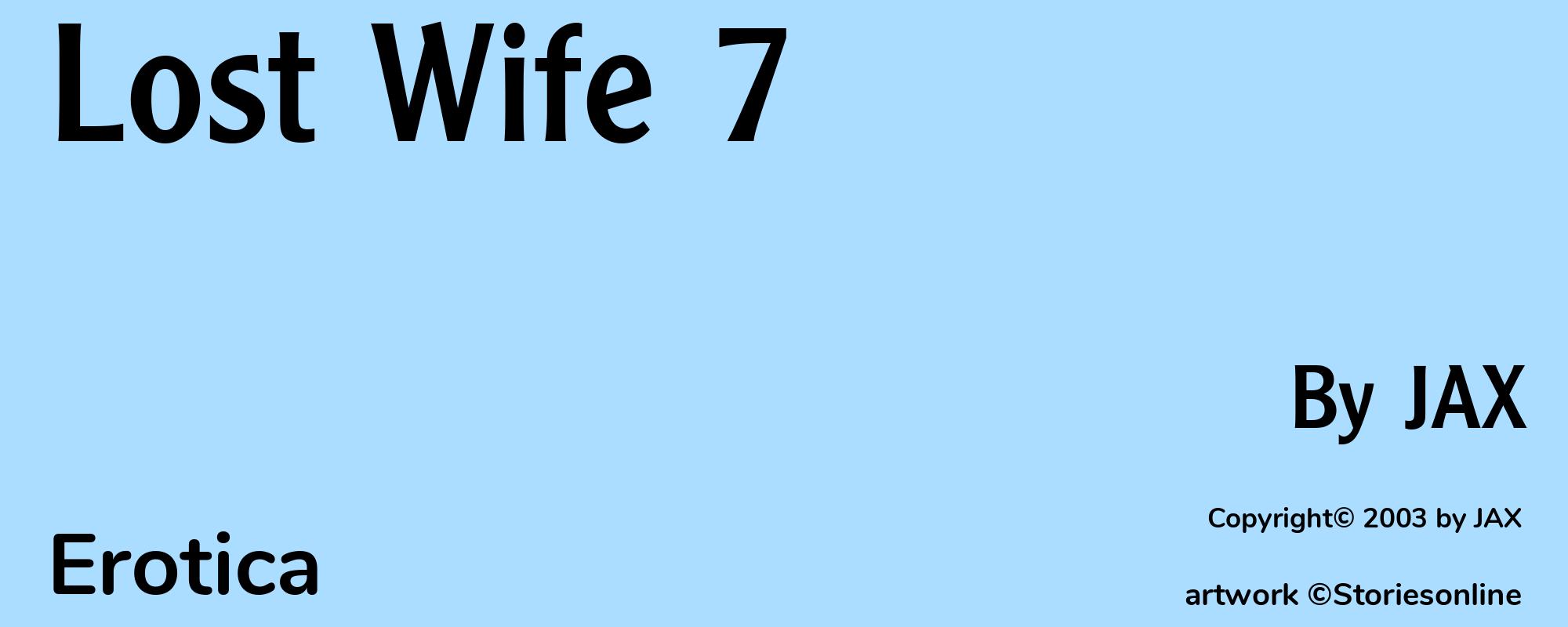 Lost Wife 7 - Cover