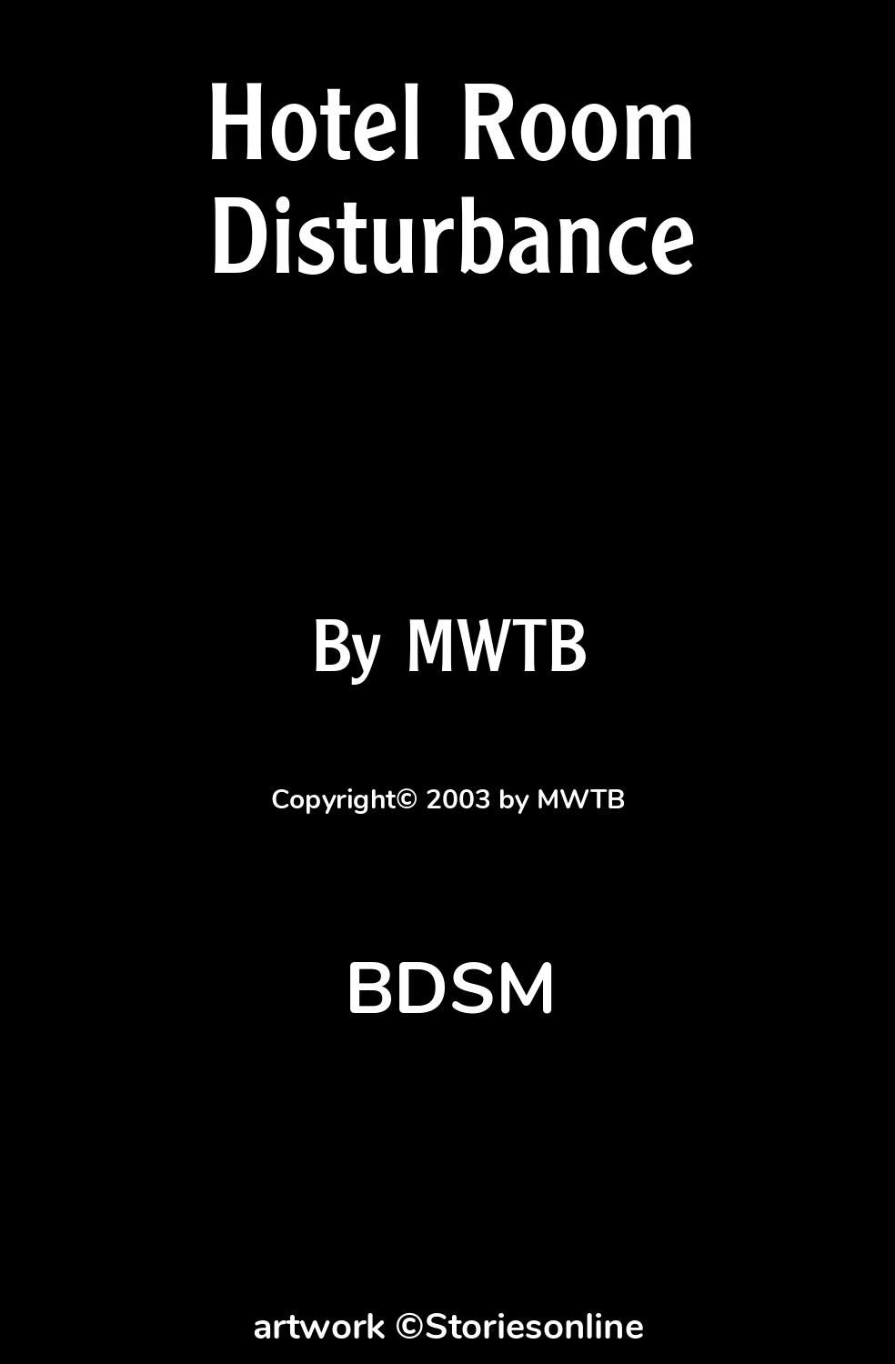 Hotel Room Disturbance - BDSM Sex Story