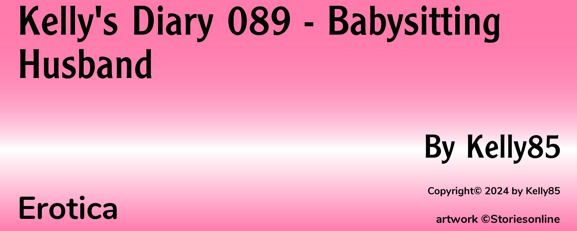 Kelly's Diary 089 - Babysitting Husband - Cover