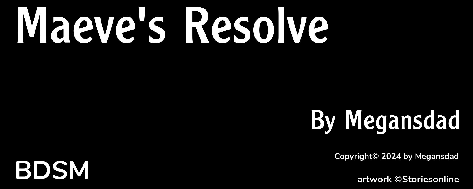 Maeve's Resolve - Cover