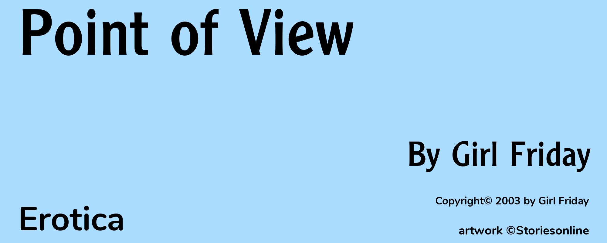 Point of View - Cover