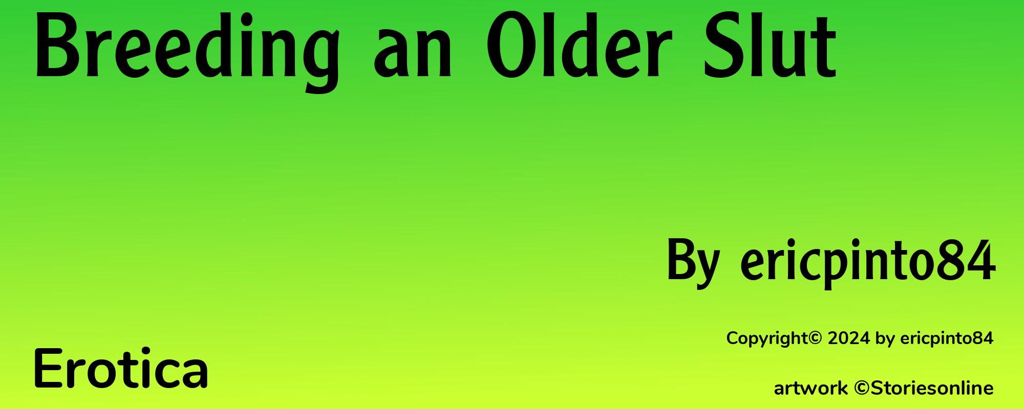 Breeding an Older Slut - Cover