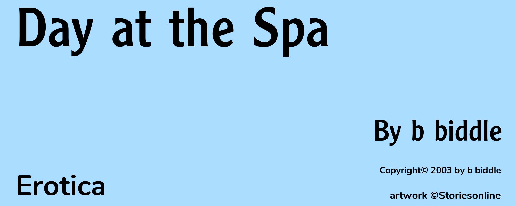 Day at the Spa - Cover