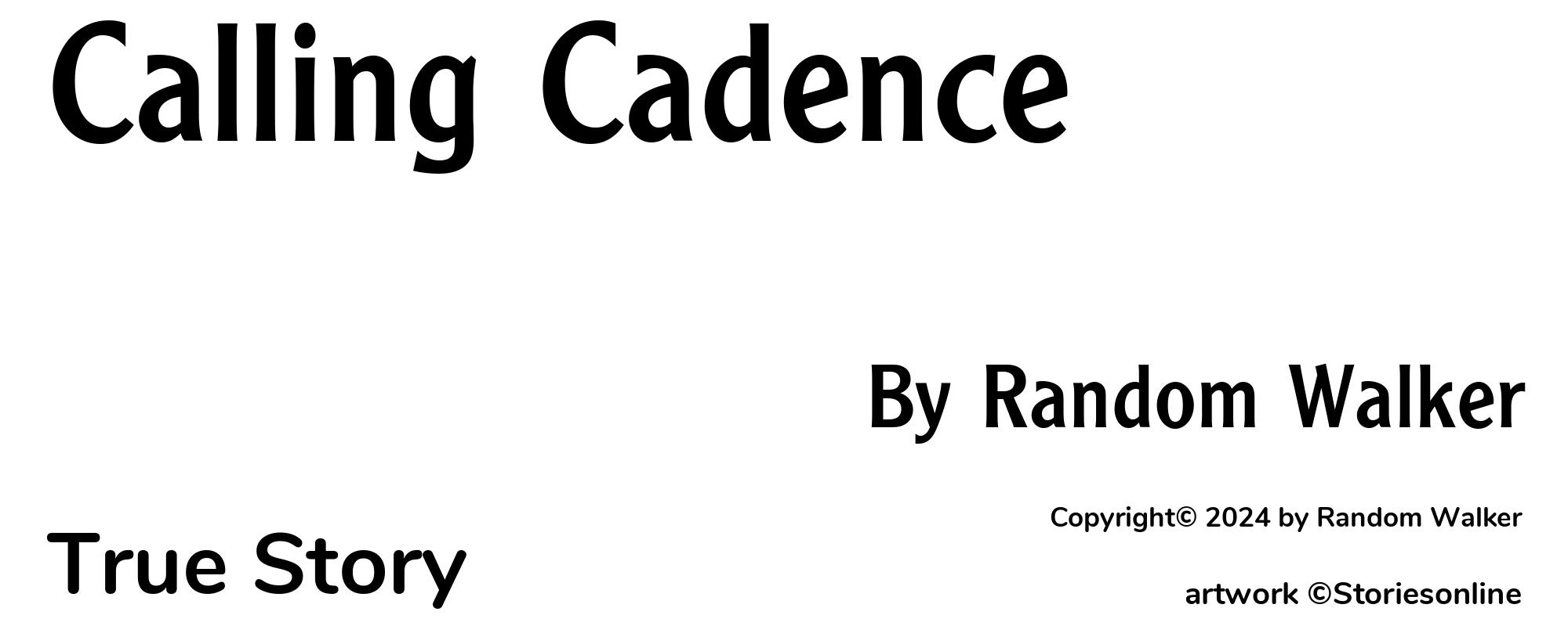 Calling Cadence - Cover