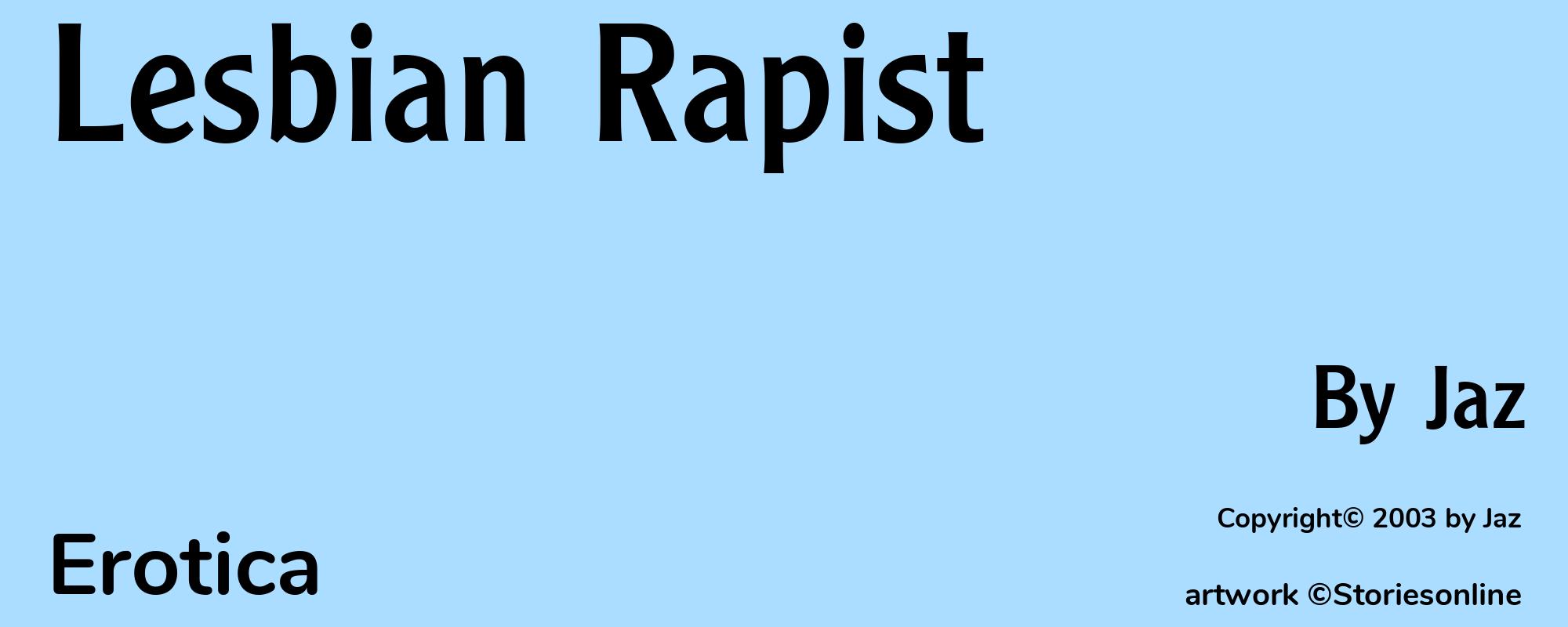 Lesbian Rapist - Cover