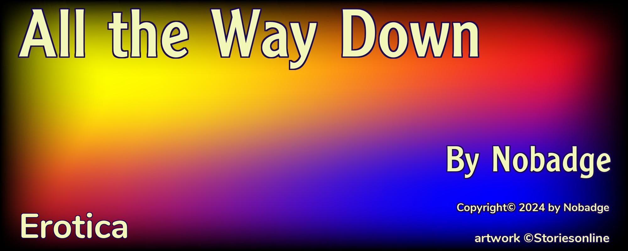 All the Way Down - Cover