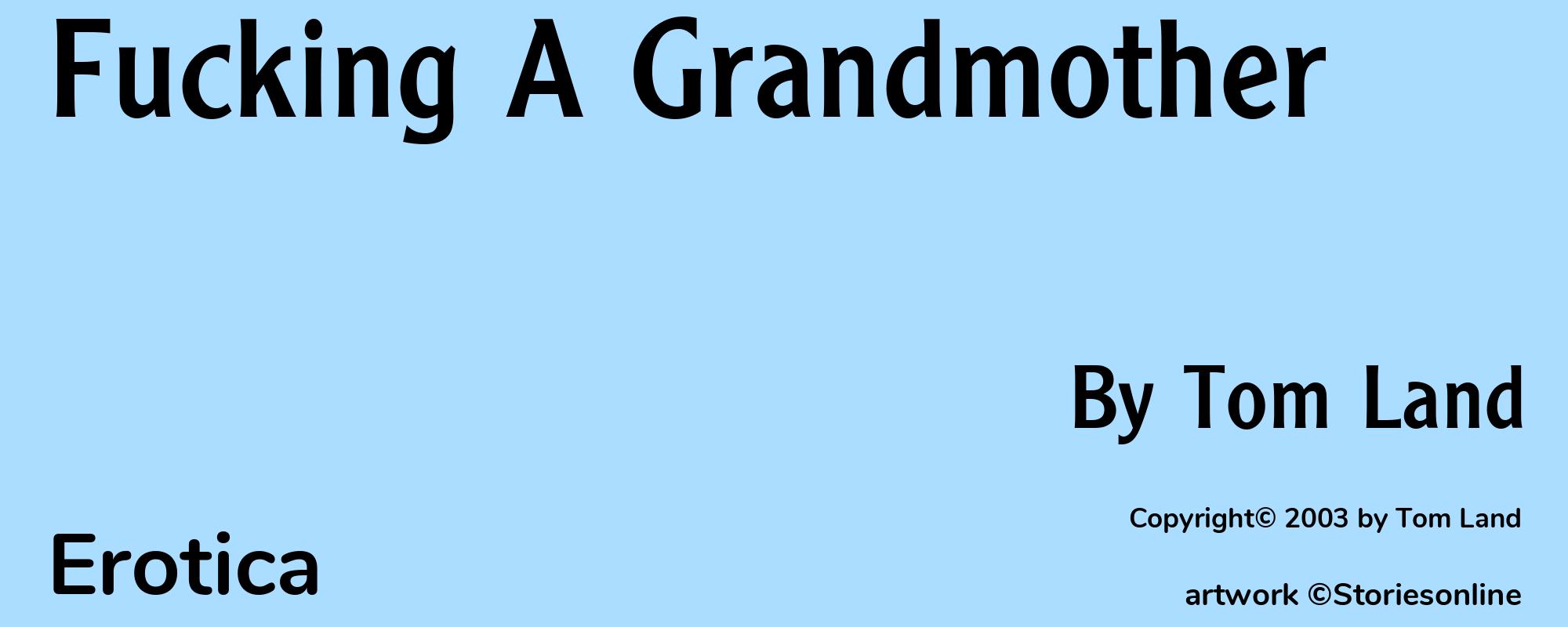 Fucking A Grandmother - Cover