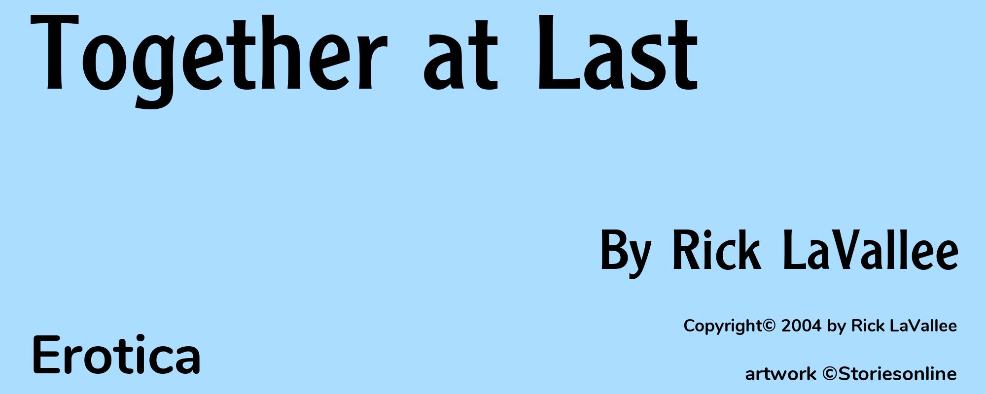 Together at Last - Cover