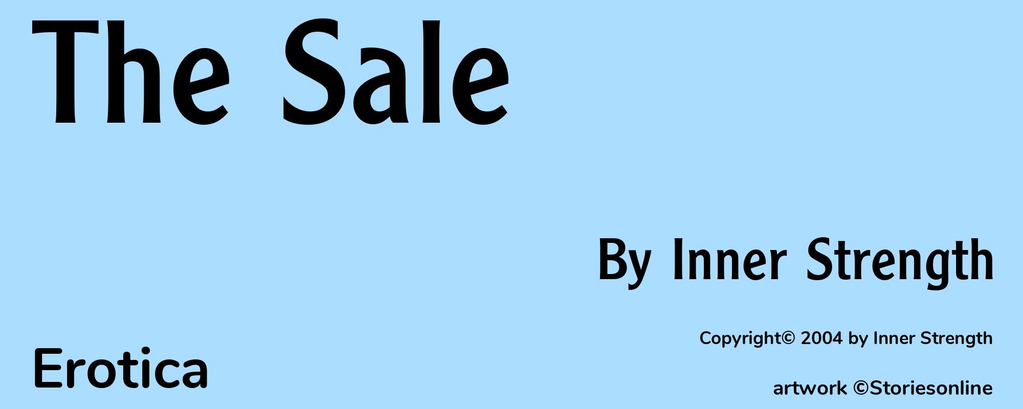 The Sale - Cover