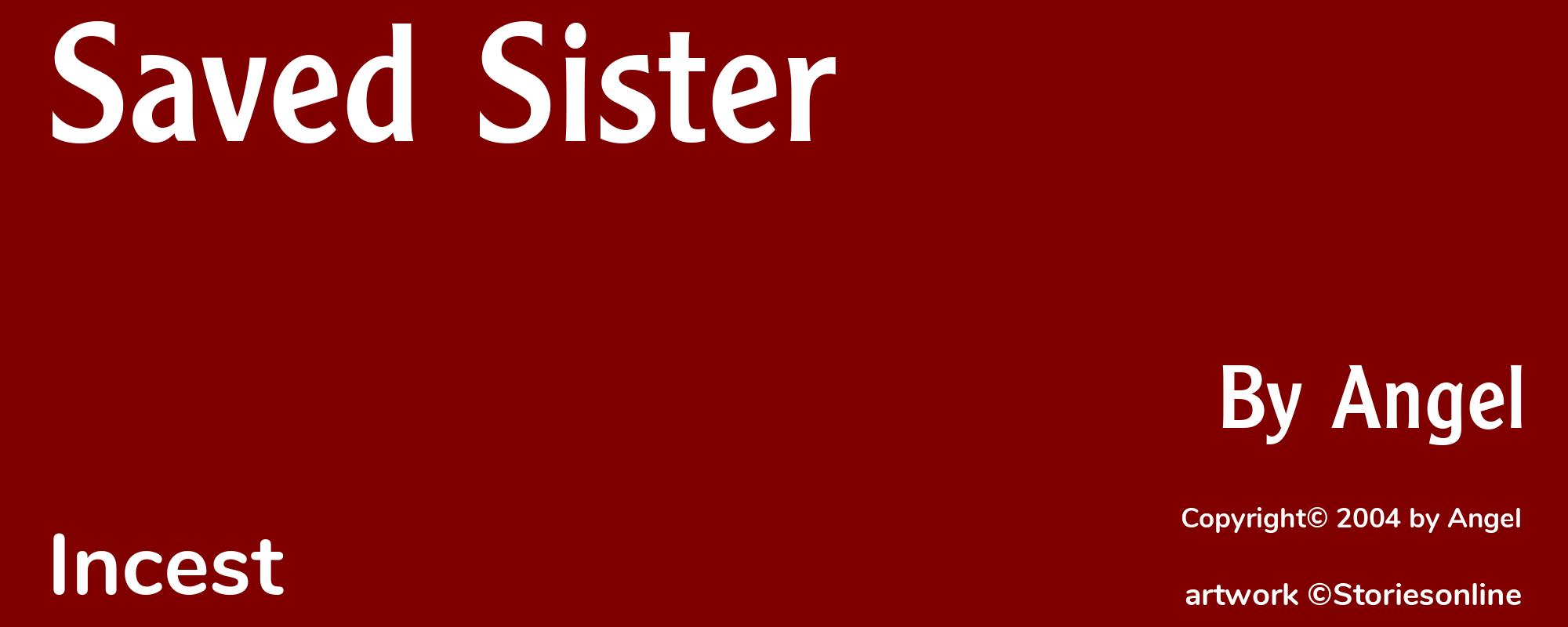 Saved Sister - Cover