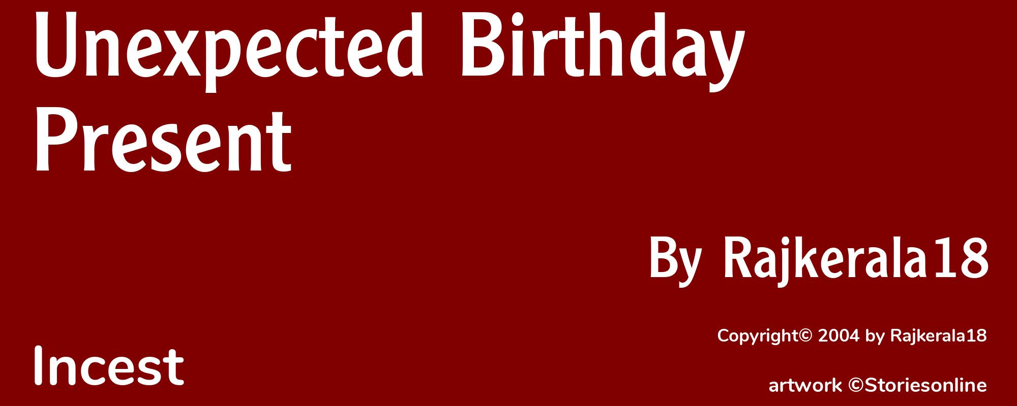 Unexpected Birthday Present - Cover