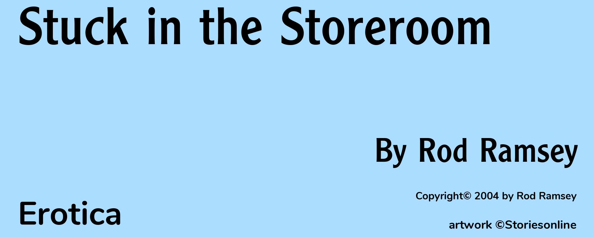 Stuck in the Storeroom - Cover