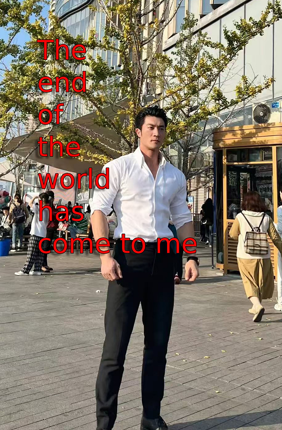 The end of the world has come to me - Cover