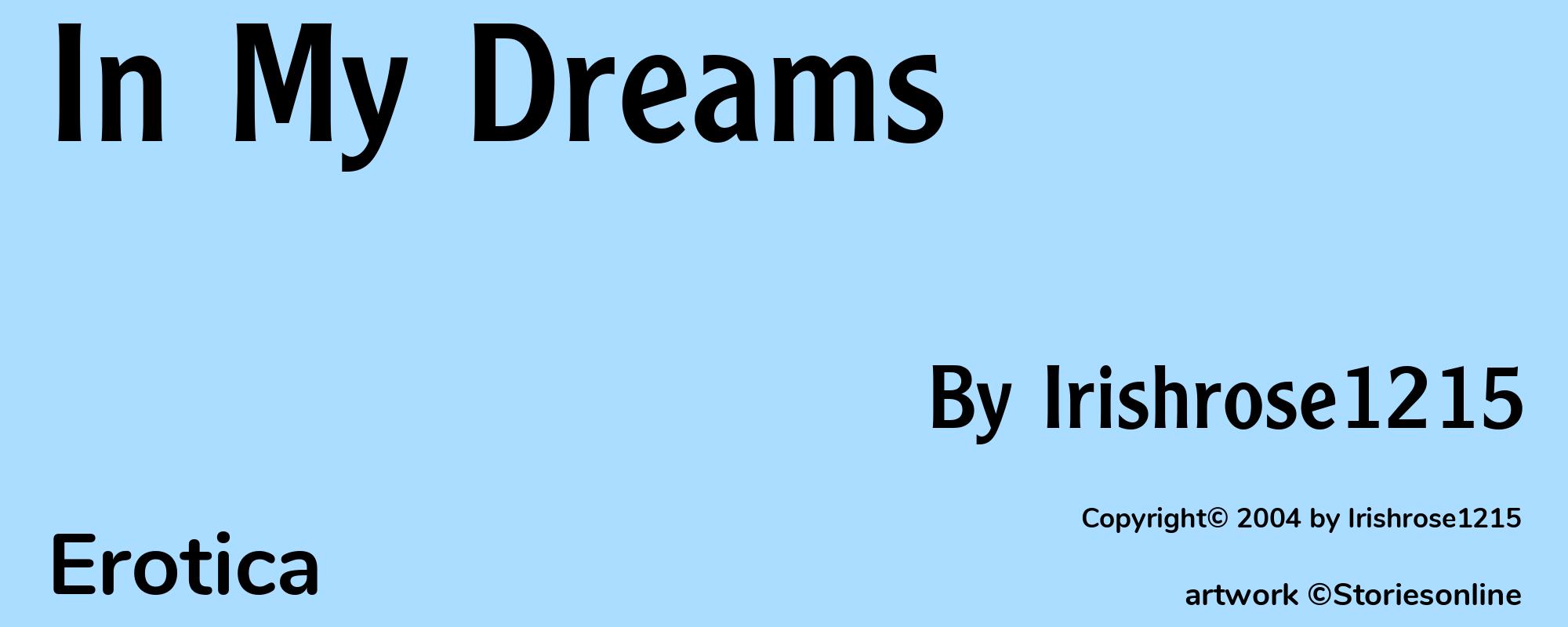 In My Dreams - Cover