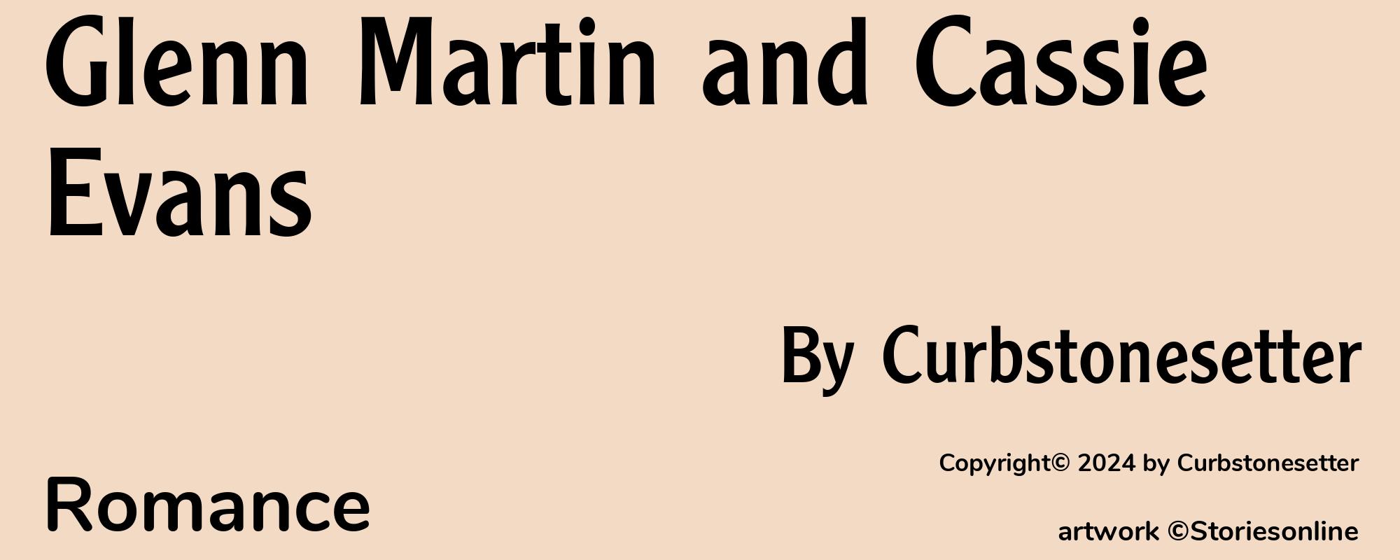 Glenn Martin and Cassie Evans - Cover