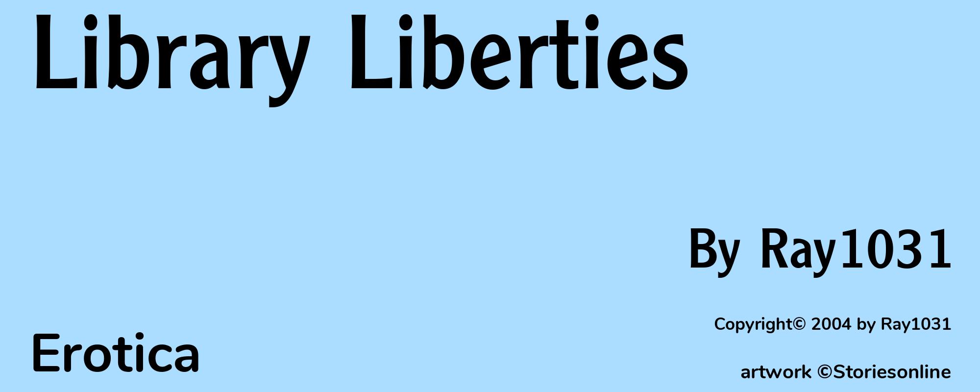 Library Liberties - Cover