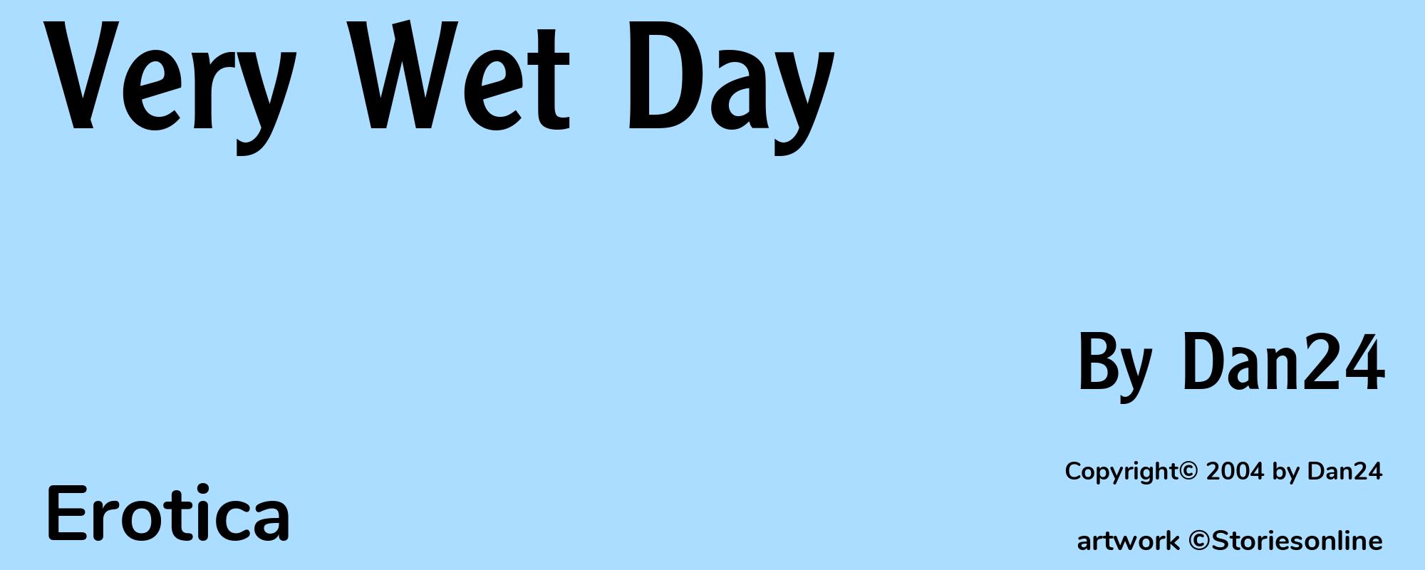 Very Wet Day - Cover