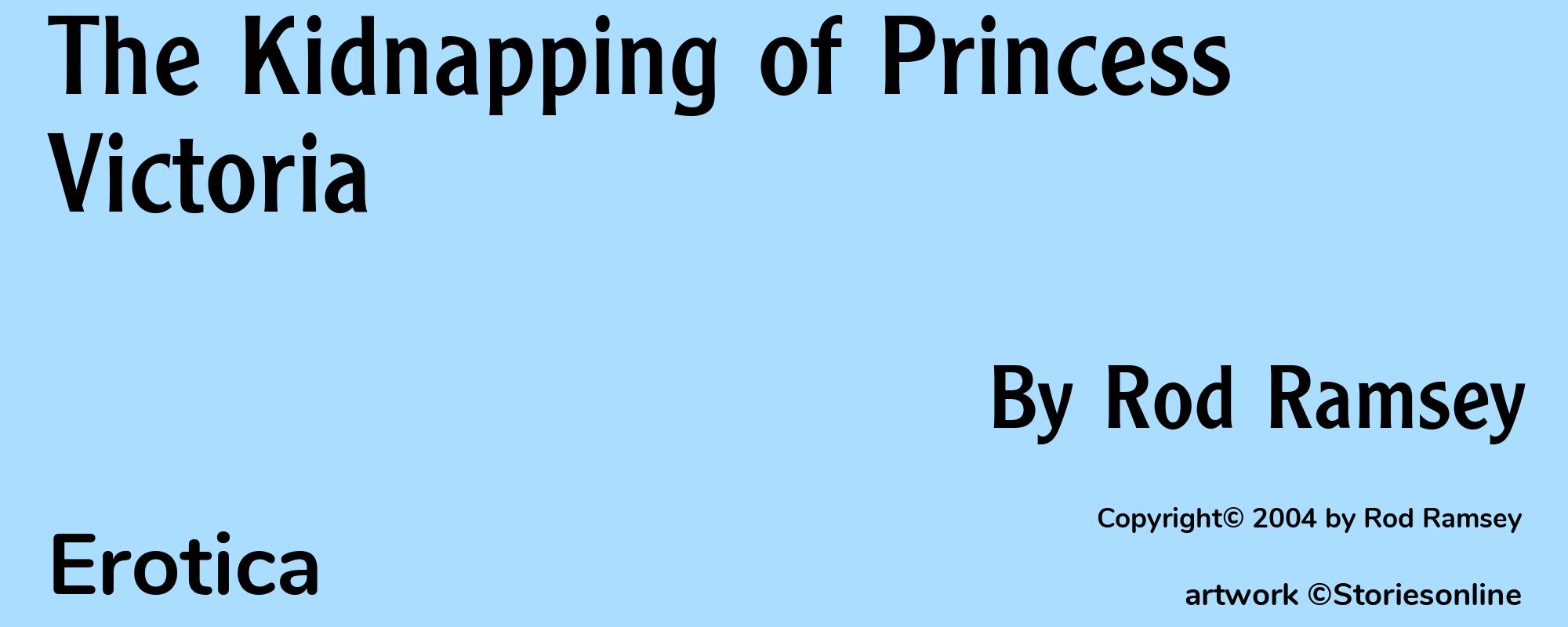 The Kidnapping of Princess Victoria - Cover
