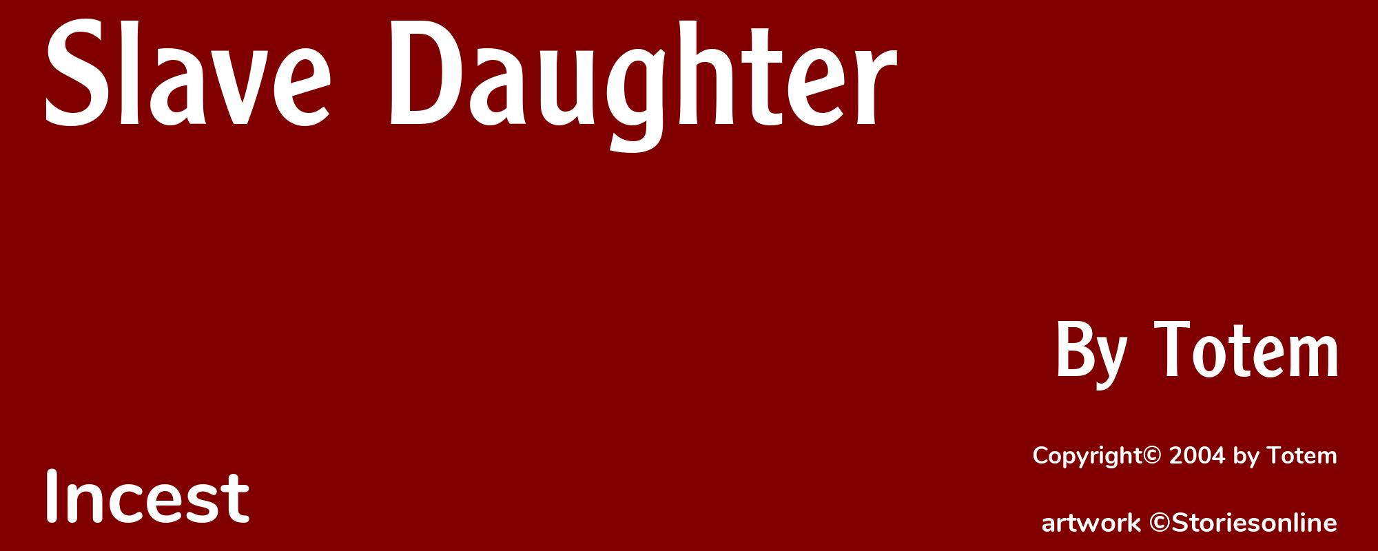 Slave Daughter - Cover