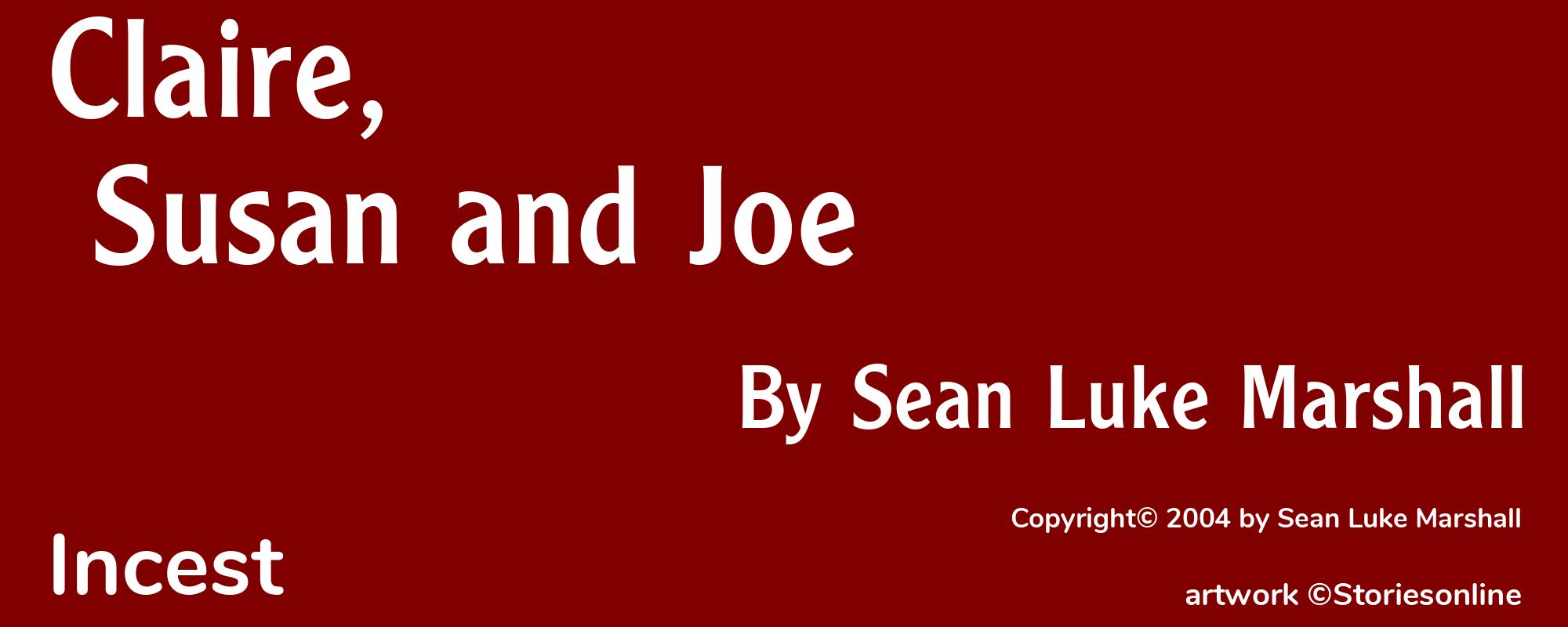 Claire, Susan and Joe - Cover