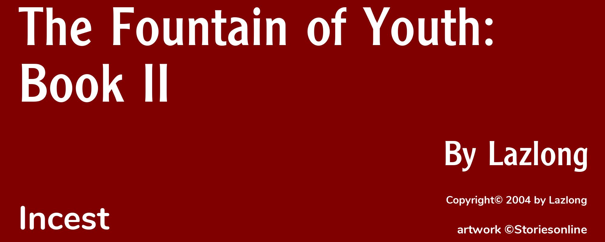 The Fountain of Youth: Book II - Cover