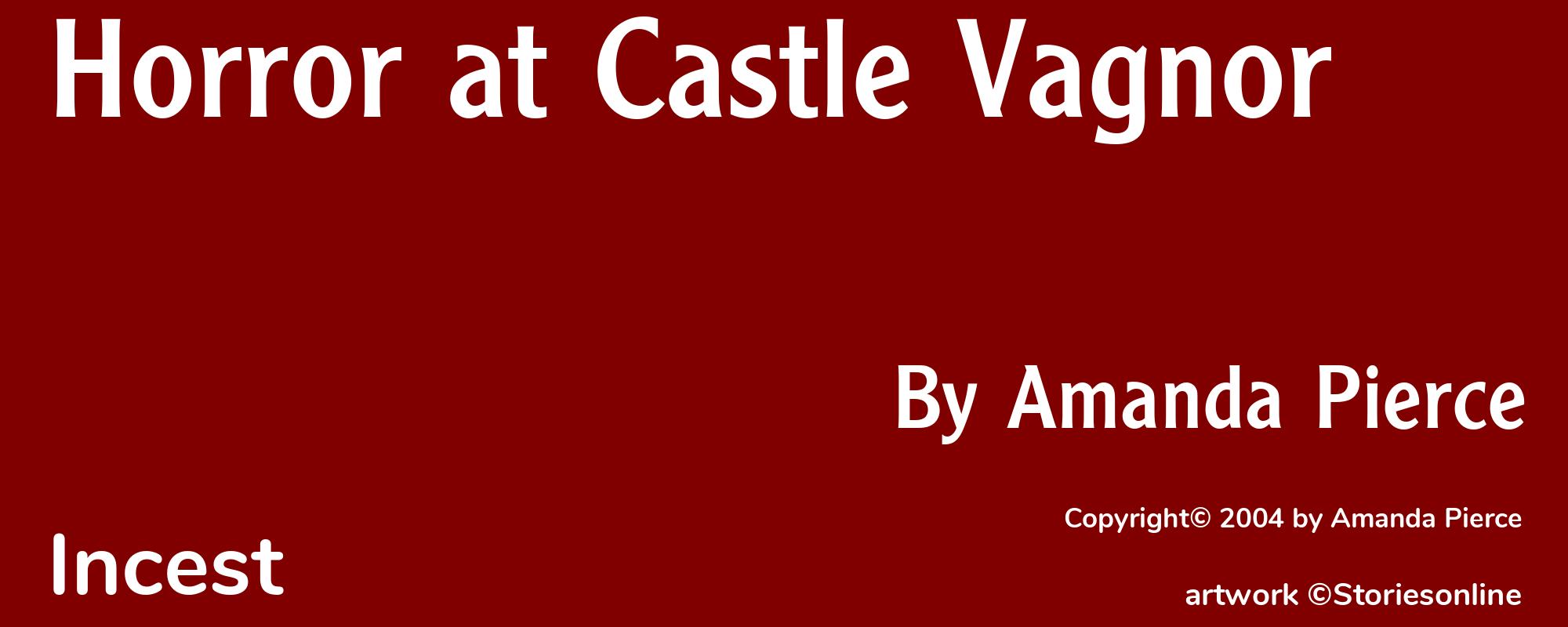 Horror at Castle Vagnor - Cover