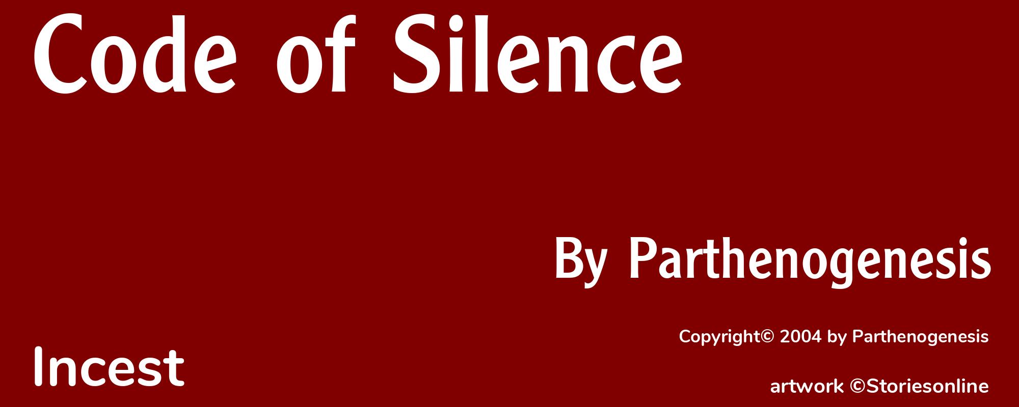 Code of Silence - Cover