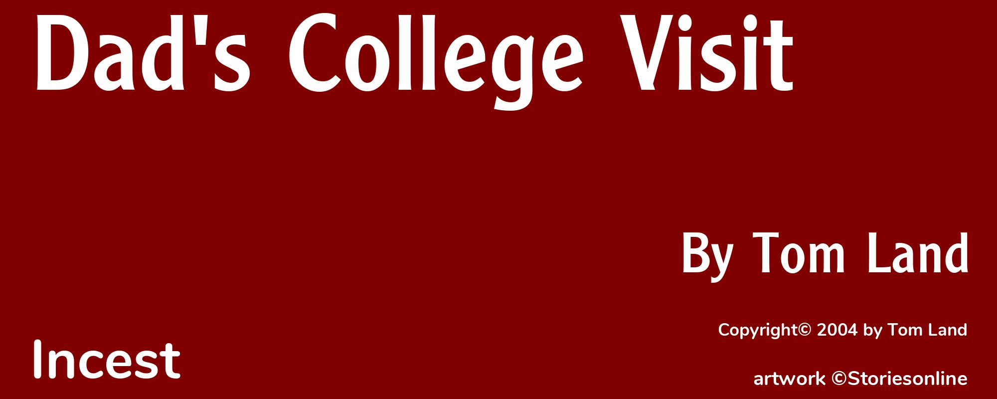 Dad's College Visit - Cover