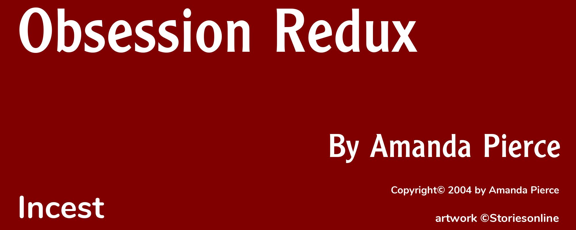 Obsession Redux - Cover