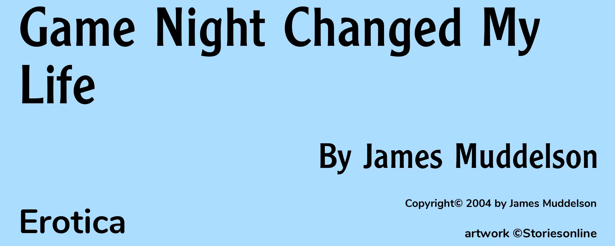 Game Night Changed My Life - Cover