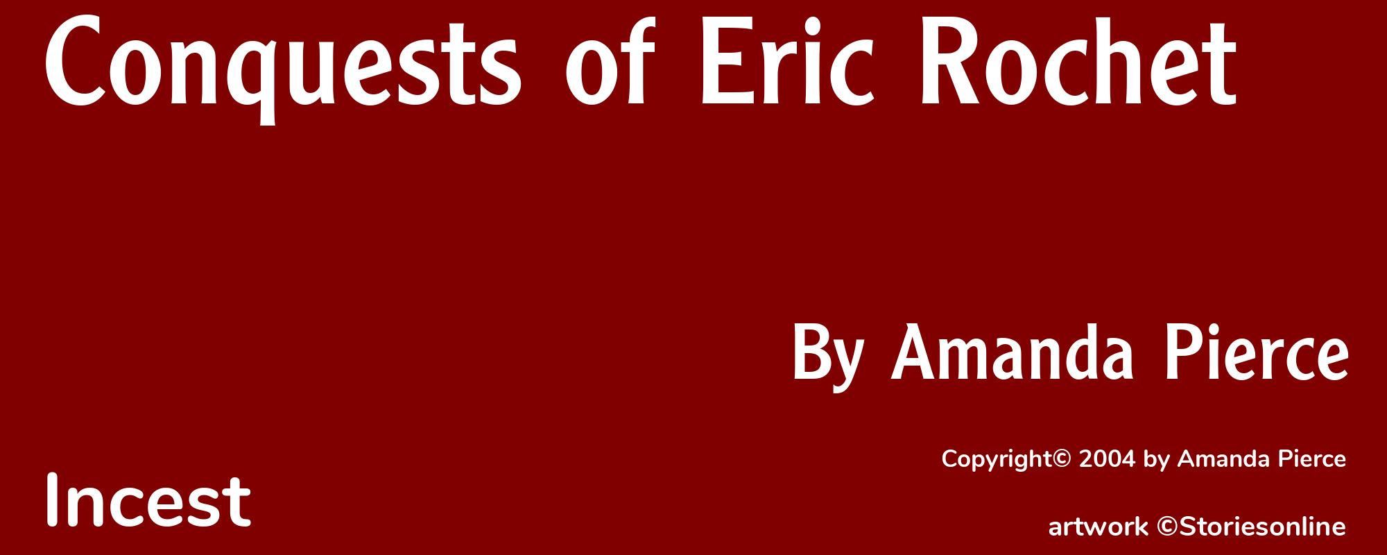Conquests of Eric Rochet - Cover