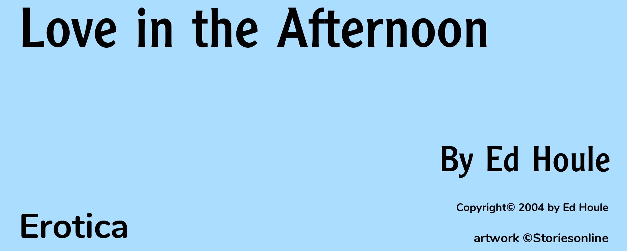 Love in the Afternoon - Cover